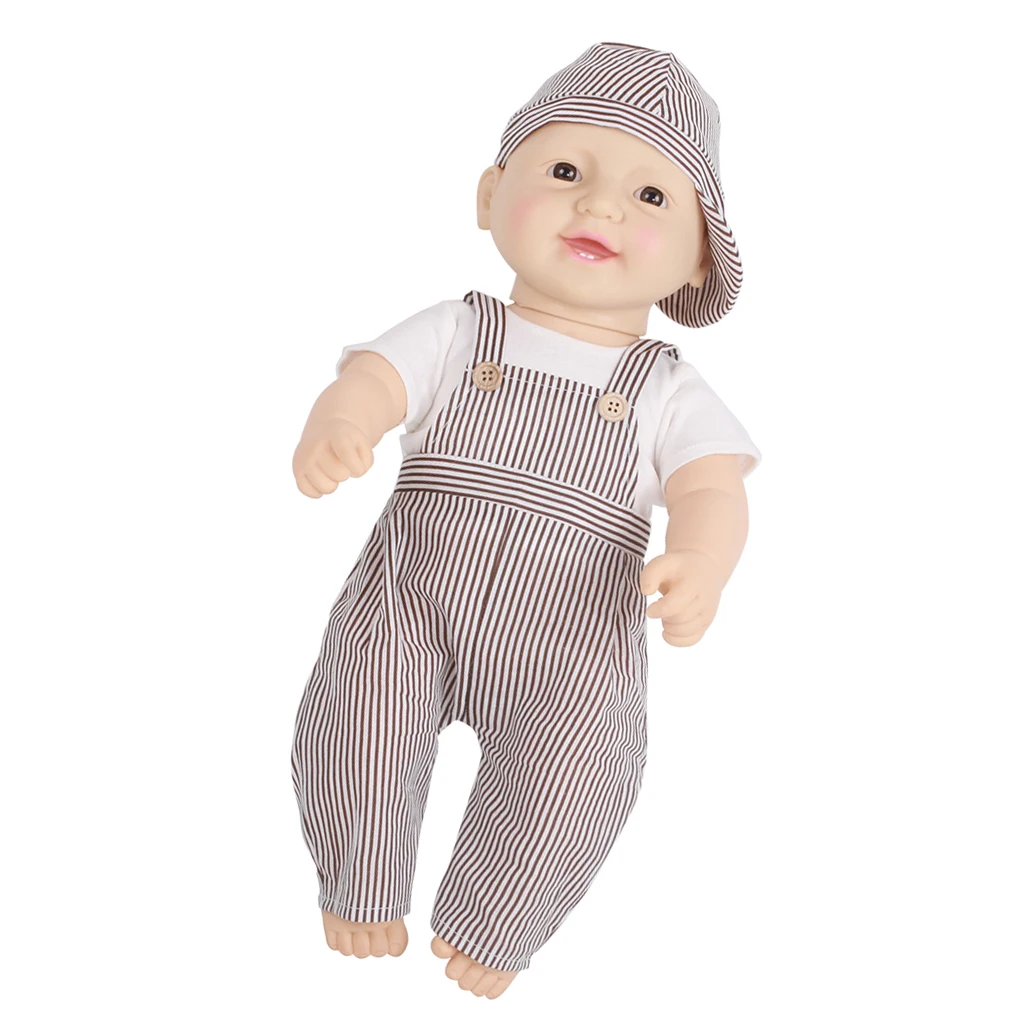 50cm 20inch Lifelike Soft Vinyl Newborn Baby Boy Doll with Clothes Kids Birthday Toy Gifts