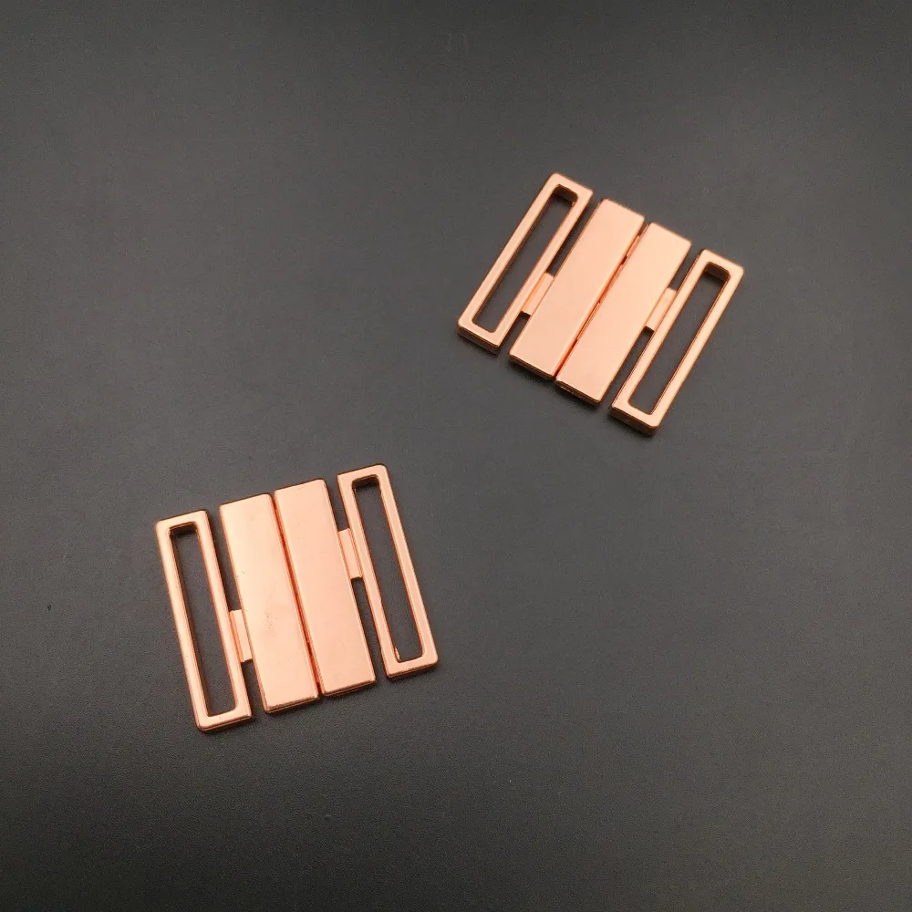 

Free Shipping 20sets 20mm Bra Clip Swimwear Clickers bra metal front closure Bra making