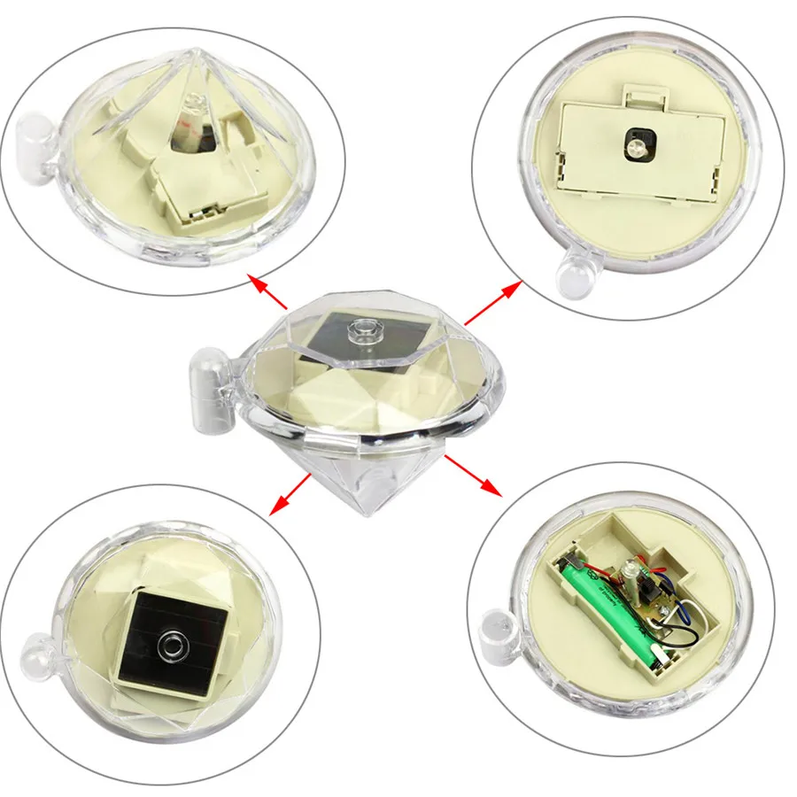 Tanbaby-4pcs-Diamond-Shape-Solar-Power-panel-Garden-Stake-Lights-waterproof-Lawn-Landscape-Pathway-Night-Lamps
