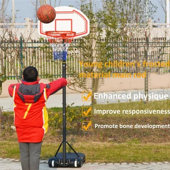 

Home basketball stand adult and children removable adjustable height basketball frame outdoor/indoor