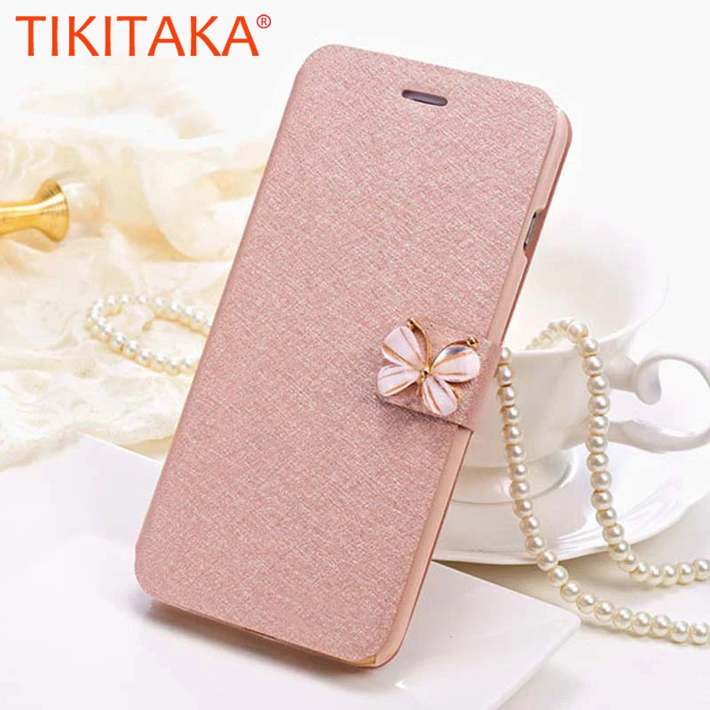 

Leather Flip Case For Apple iphone 6 6S Cover Fashion Bling Diamond bowknot Wallet Phone Bags Coque For iphone 6s 6 S Capa Funda