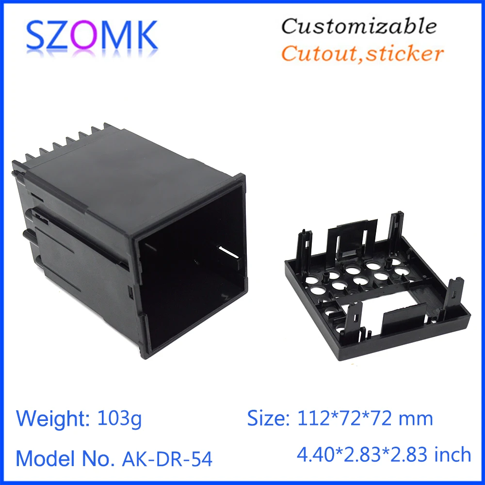 szomk plastic enclosure pluggable connectors cabinet for digital display temperature control instrument housing (11)
