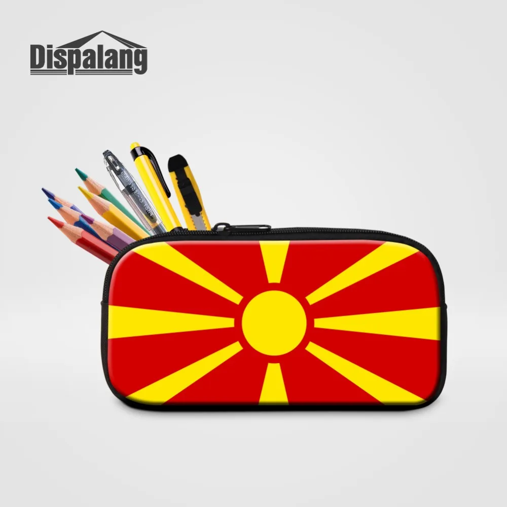 Школьная пенал с национальным флагом для детей маленькая сумочка макияжа женщин