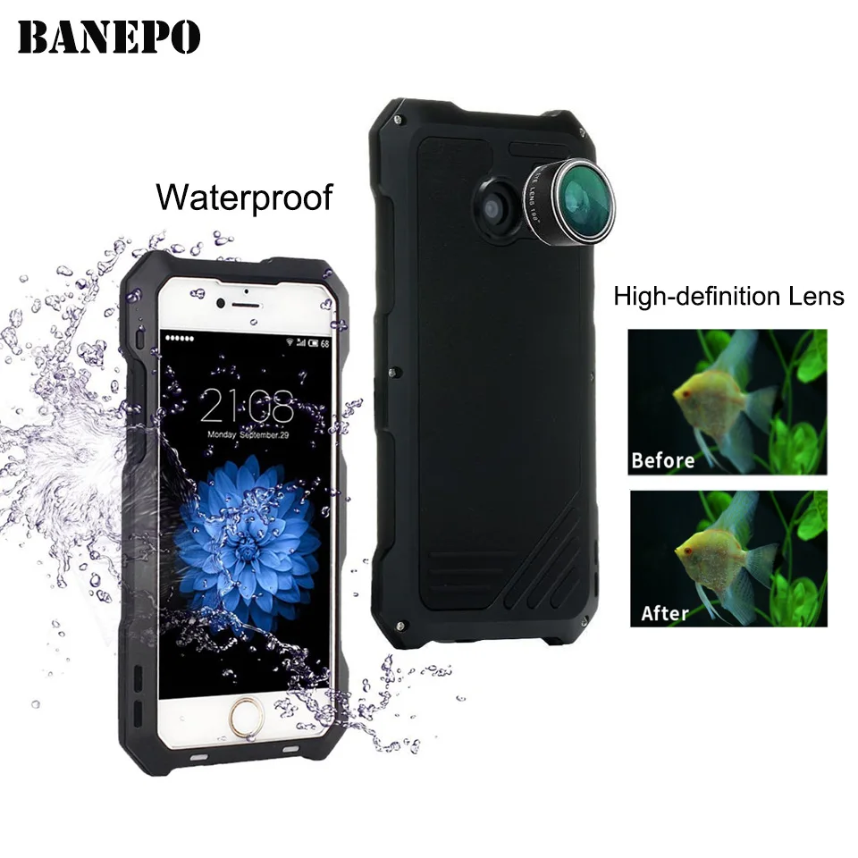 

Business Metal Anti-knock Dirt-resistant Waterproof Heavy Shockproof Mobile Phone Case For Samsung Galaxy S7 Edge Sport a06
