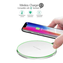 Cargador inalámbrico Qi para Xiaomi mi 9 8 SE Red mi Note 7 Pro cargador base cargador USB para Samsung S9 S8 S7 Edge Note 8(China)