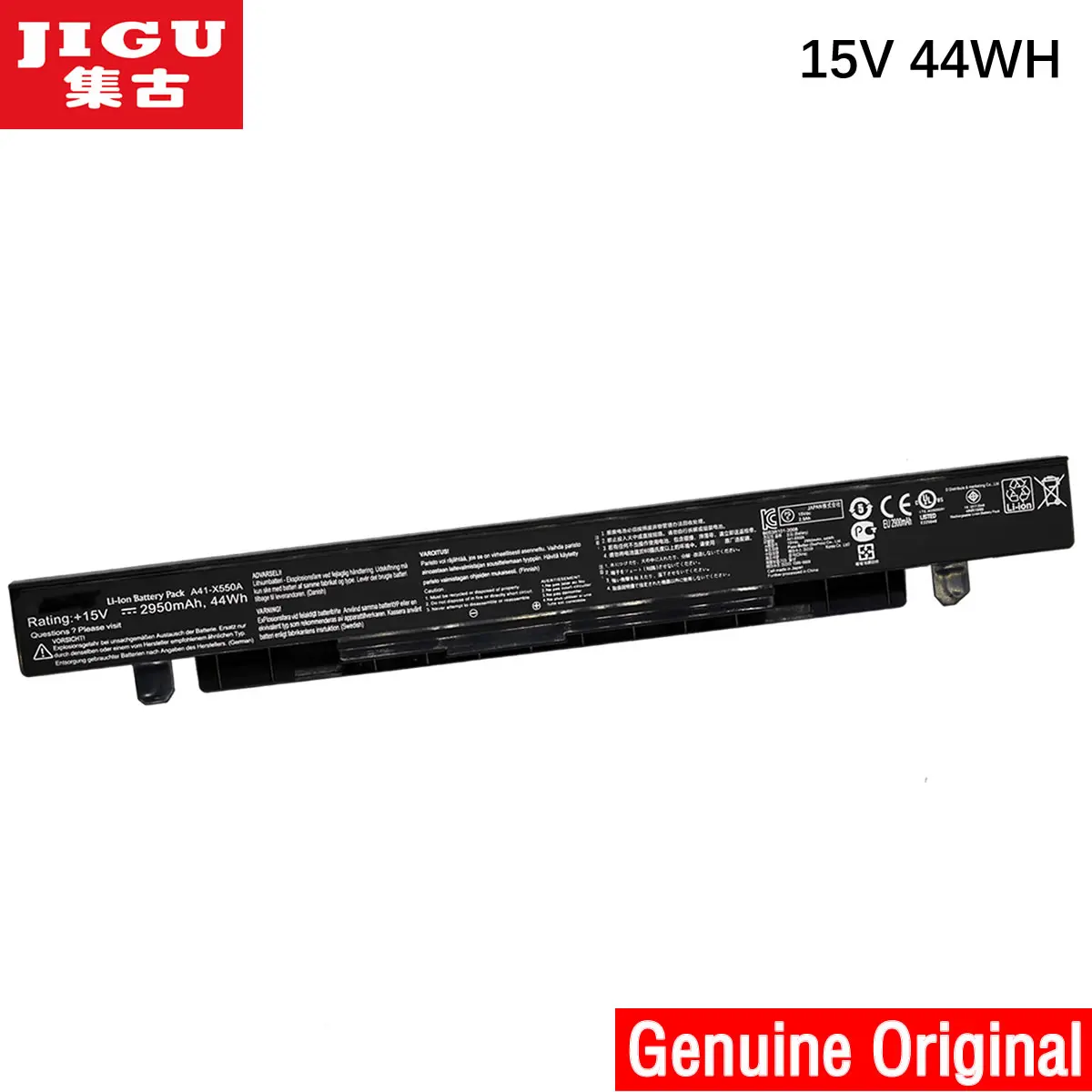 JIGU 15V 2950mAh Korea Cell New A41-X550A Laptop Battery for ASUS A41-X550 X450 X550 X550C X550B X550V X550D X450C X550CA