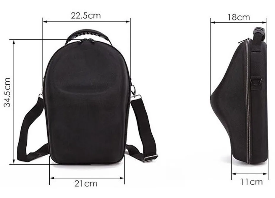 CAENBOO For DJI Goggle VR Glasses Bag Case Shoulder Bag Hard Storage Waterproof Carrying Box Cover Housing PU Drone Accessories 1