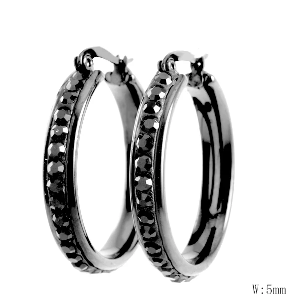 

DI-7 Latest edition of luxury fashion loving Black and red with leather shuttle earring jewelry for women bithday gift