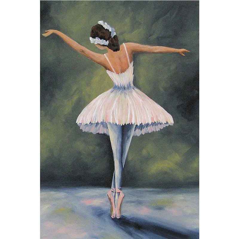 D SH Diamond Painting Ballet Girl Diamond Embroidery Full Rhinestone