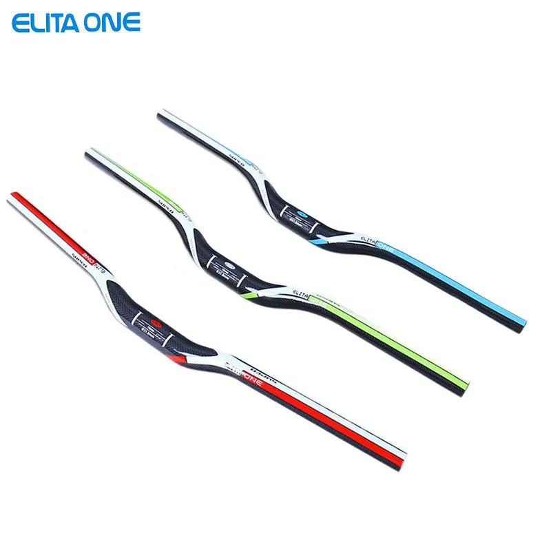

ELITA ONE mtb Handlebar Mountain bike super light 3K full carbon fiber Swallow-shaped carbon Handlebar 31-32.5mm 620-720mm
