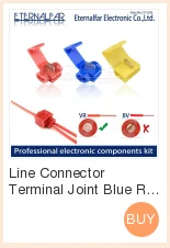 5V-220V Line Connector 10-24A Terminal Joint Blue Red Quick