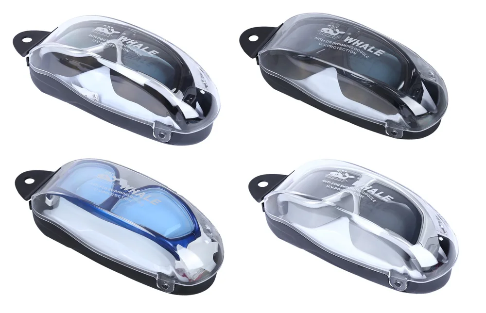 Whale Unisex Anti-fog UV Shield Protect Water Resistant Eyewear Goggles Swimming Glasses