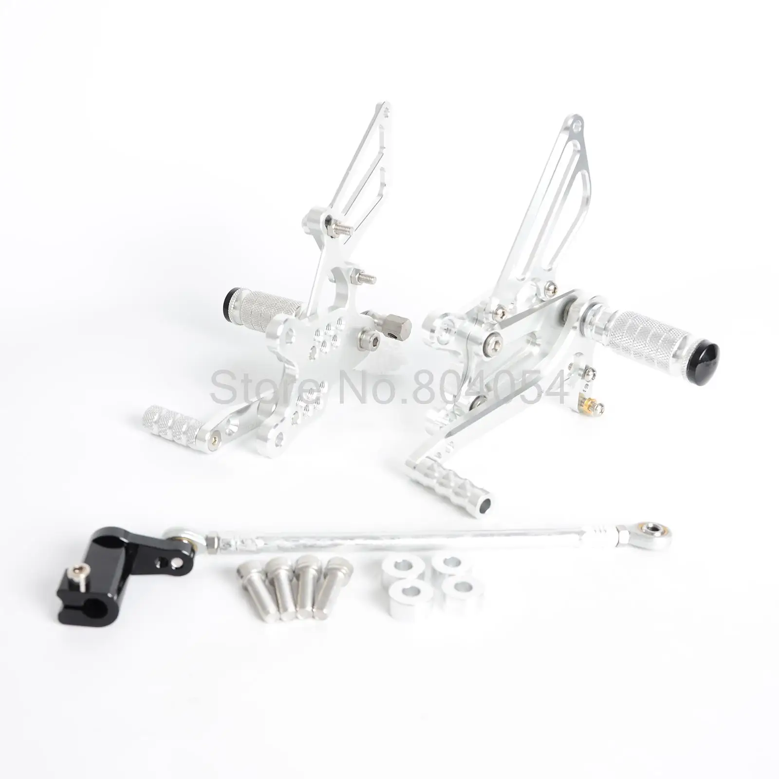 

Foot Pegs Silver CNC Billet Adjustable Racing Rear Sets For Honda CBR929RR CBR954RR 2000 2001 2002 2003