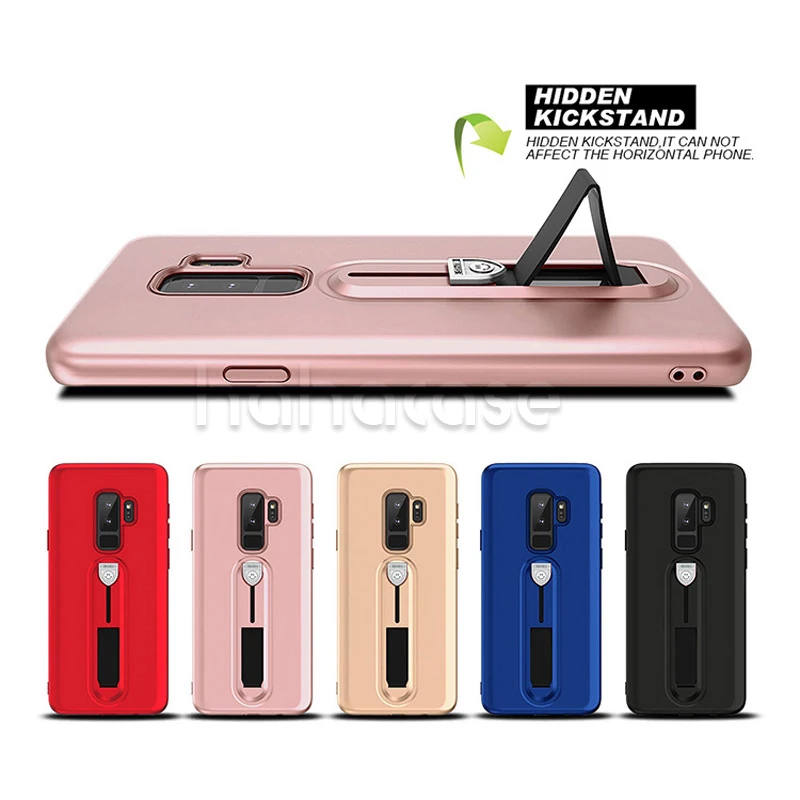1000 шт Скрытая Kickstand Coque ТПУ Гибридный Броня чехол для samsung S9 S8 плюс S7 края Примечание 8 A8 плюс A7 A5 J7 5 3 противоударный чехол