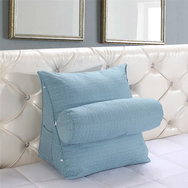 Comfortable Soft Pillow Cushion Washable Sofa Headrest Pillows for Back