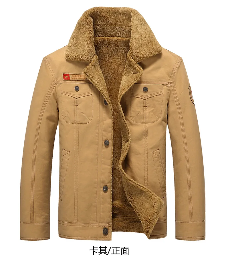 Зимняя куртка-бомбер, мужская куртка пилота ВВС MA1, Теплая мужская куртка с меховым воротником, Мужская армейская тактическая куртка размера плюс 5XL