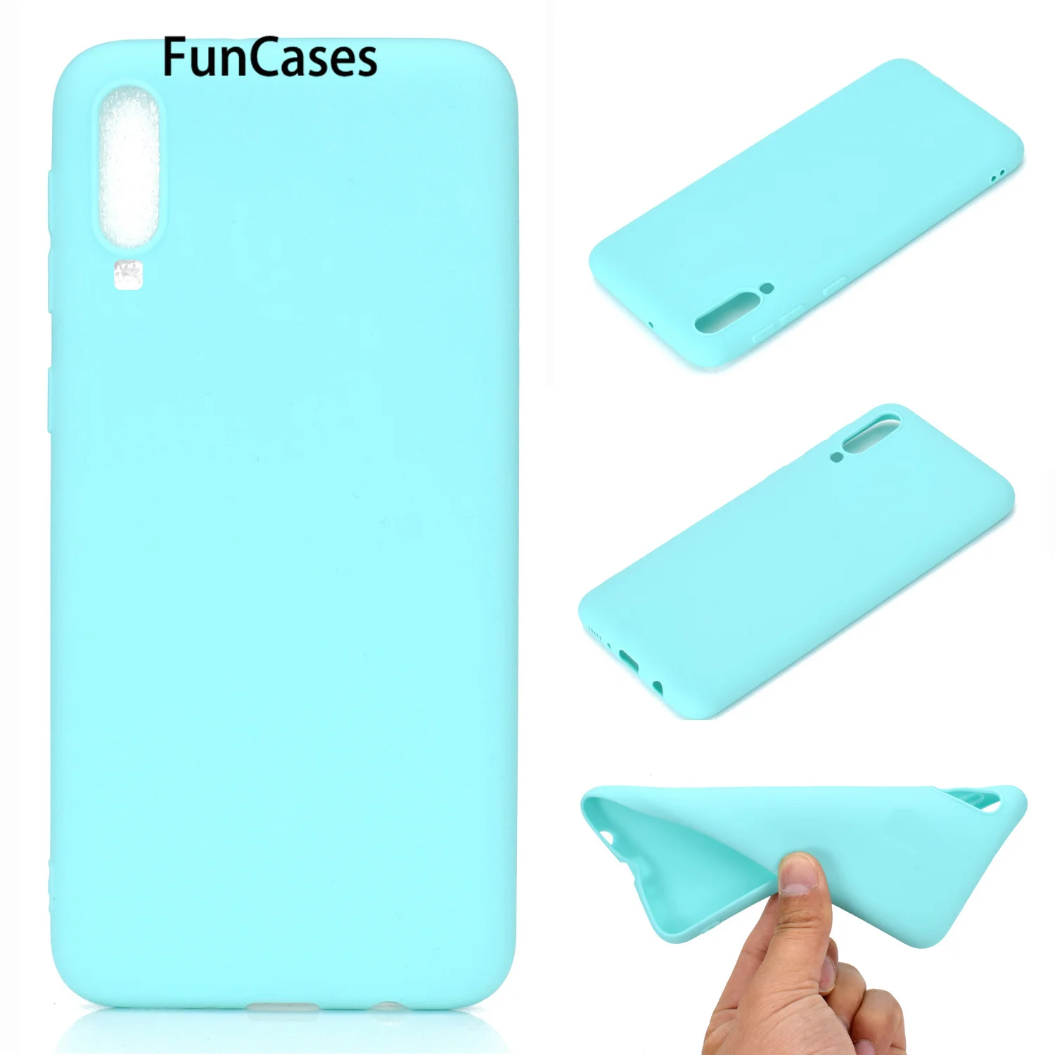 Cellphone Cases For cover Samsung A70 Scrub Soft TPU Protector sFor Samsung Galaxy hoesje A7 2019 Estuche Holder Case Protective