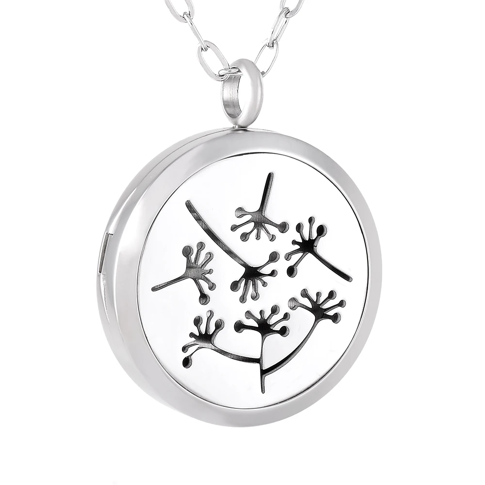 IJP0180 Mirror Finished Essential Oil Diffuser Necklace Premium 316L Stainless Steel Aromatherapy Locket Pendant | Украшения и