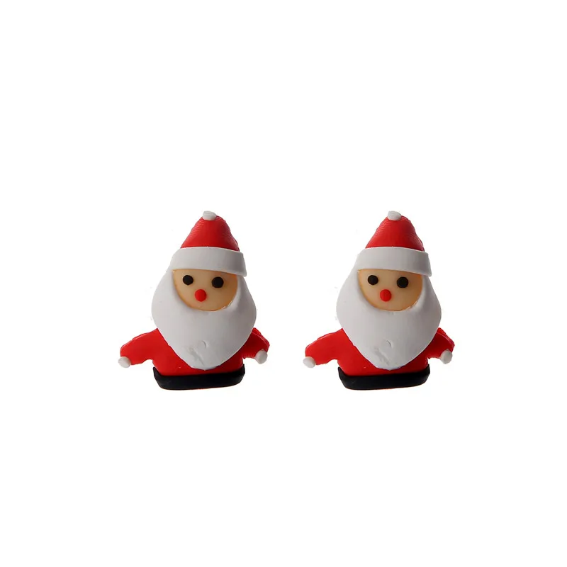 

Dreamtop 2019 Newest Christmas Earrings the Santa Claus Earring Personality Stud Earrings for Women Small Earstuds E59