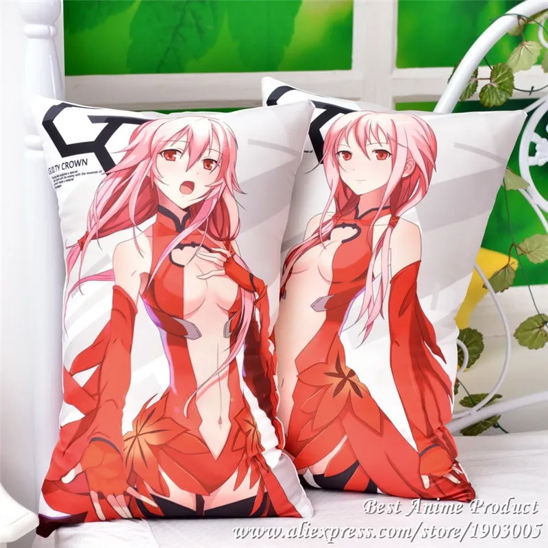 guilty crown inori anime square pillow02