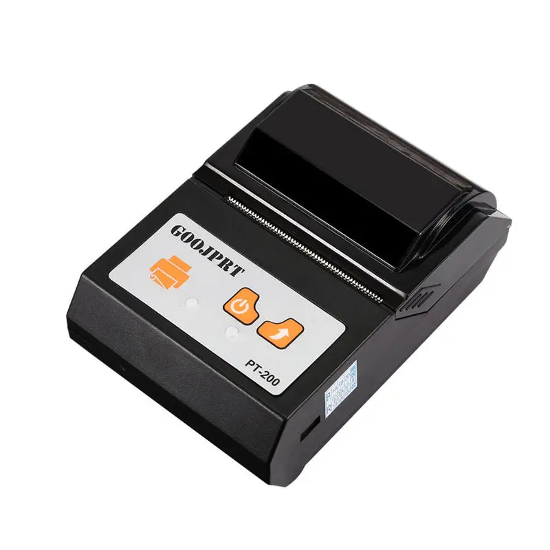

Goojprt Pt200 Portable Wireless Printer 58Mm Bluetooth Thermal Printer For Android Ios Mini Bluetooth Thermal Printer Eu Plug