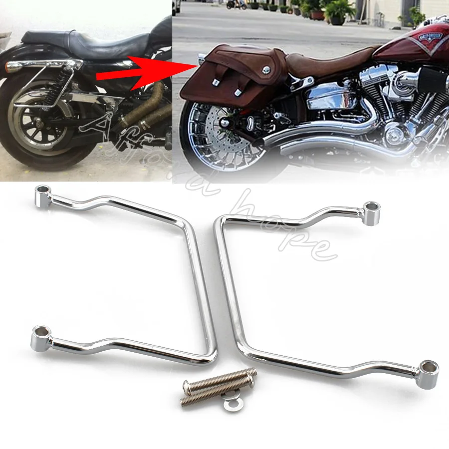 Motorcycle Saddlebag Support Bar Mount Bracket for Yamaha Vstar