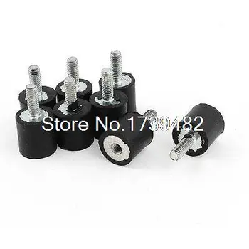 

8Pcs M4 Air Compressor Rubber Vibration Mount Isolator 13mm x 13mm
