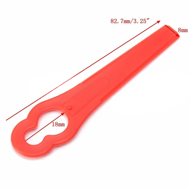 Red 20Pcs/set Plastic Blades Fits B-osch ART26LI ART26 Accutrim Easy Trim Accu Strimmer