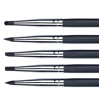 

5pcs Dental Silicone Brush Pens Dental Shaping Tooth Tool For Adhesive Composite Resin Cement Porcelain Teeth Dentist Tools 40