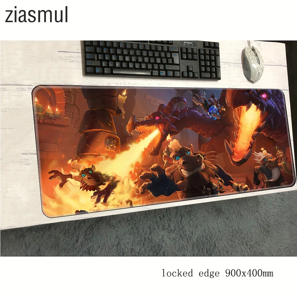 hearthstoned mouse pad big 900x400x3mm mousepads best gaming mousepad gamer 3d large personalized pads keyboard pc | Компьютеры и офис