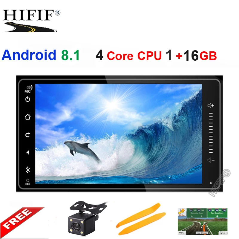 

Android 8.1 Car Radio for TOYOTA COROLLA Camry Land Cruiser HILUX PRADO RAV4 Quad Core wifi Bluetooth video audio Multimedia