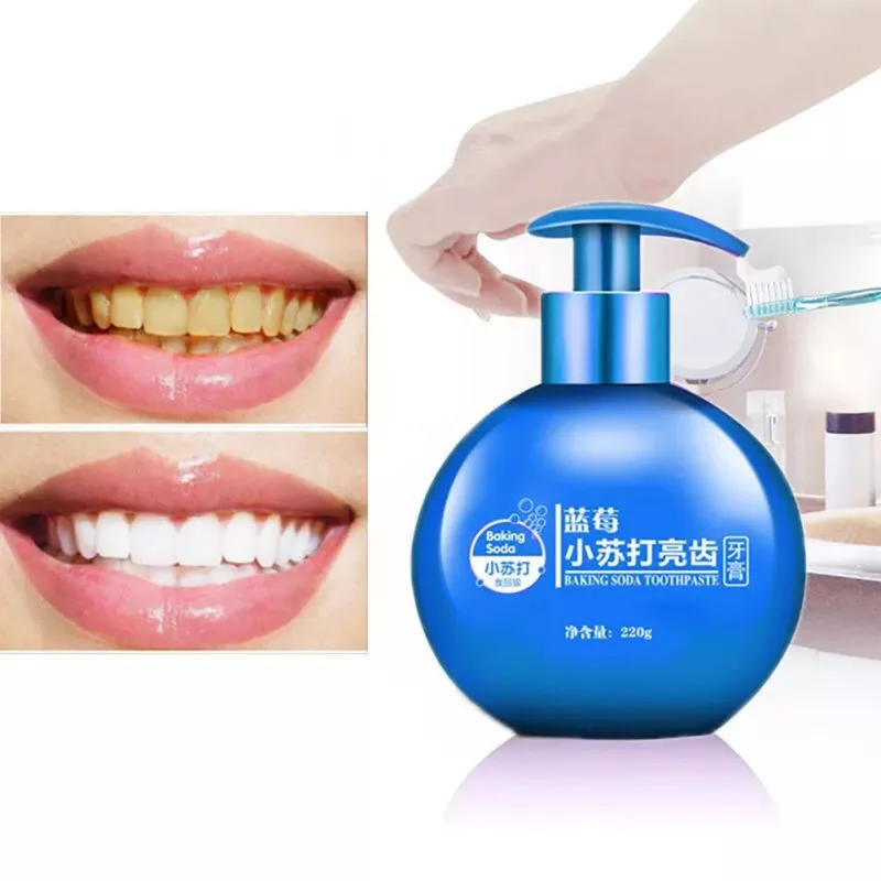 

220g Pressed Baking Soda Toothpaste Teeth Whitening Cleaning Hygiene Oral Care