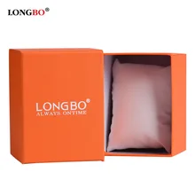 Longbo модный бренд часы желтые подарочные коробки подарки часы в подарочной коробке 800001C