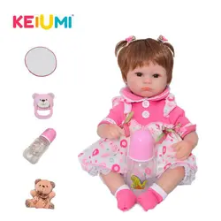 17 ''коллекционные Мягкие силиконовые Reborn Baby куклы 43 см реалистичные Новорожденные Menina игрушка с одеяло для детей подарки на день рождения