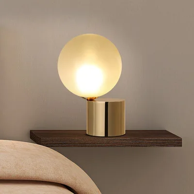 Retro copper study and work LED desk lamp modern minimalist fashion European Eye table | Лампы и освещение
