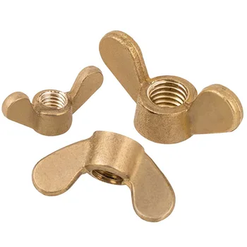 

2/5/10Pcs DIN315 Tighten Nut M3 M4 M5 M6 M8 M10 M12 Brass Butterfly Wing Nuts