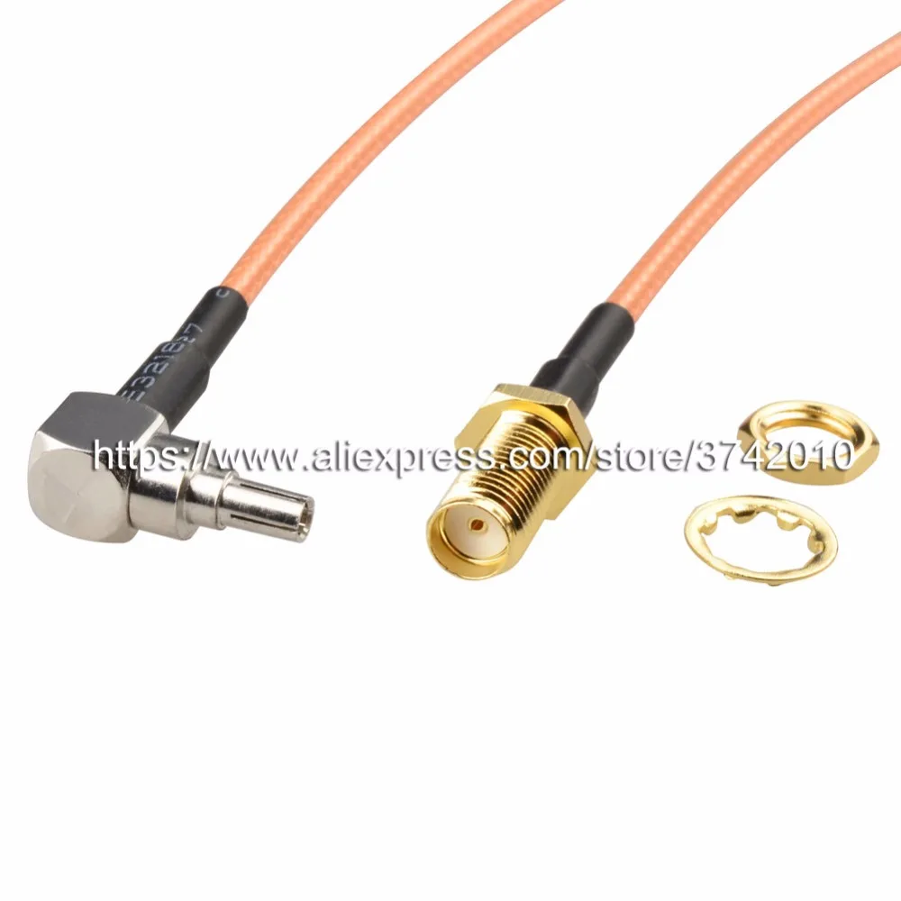РФ отрезок коаксиального кабеля CRC9 SMA кабель Antennna RG316 15 см 2 шт./лот