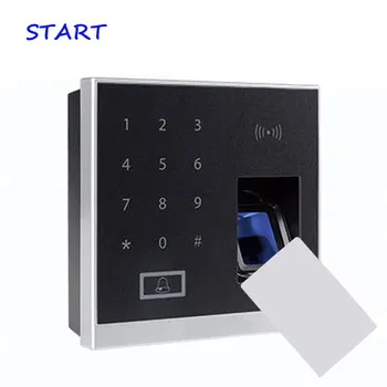 

ZK X8-BT Biometric Fingerprint Door Access Control System With 13.56MHZ MF Card Reader Support Bluetooth