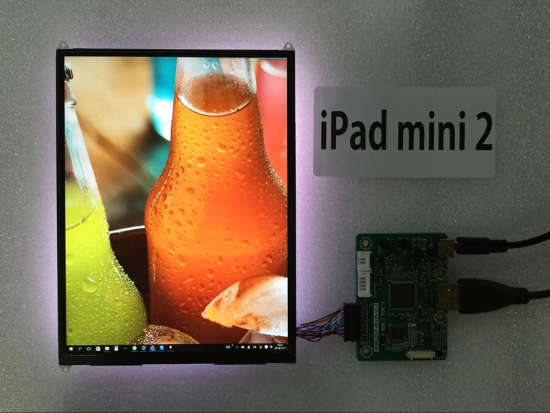 7,9 дюймов 4:3 2048*1536 2K ips Hdmi драйвер платы ЖК-экран Комплект монитор набор для Raspberry Pi 3 Авто дисплей Android Linux