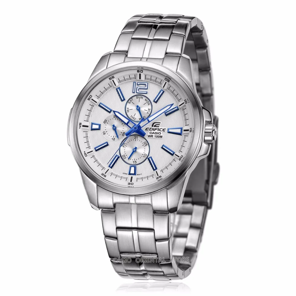 Casio Часы edifice 2017 бизнес часы мужские роскошные Брендовые кварцевые наручные Relogio