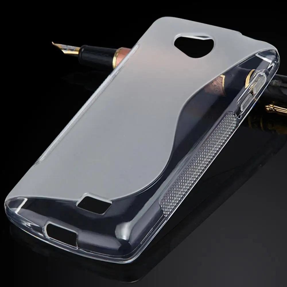 

S LINE Anti Skiding Gel TPU Slim Soft Case Back Cover For LG F60 D390 D392 D393 Soft TPU Silicon housing Cover