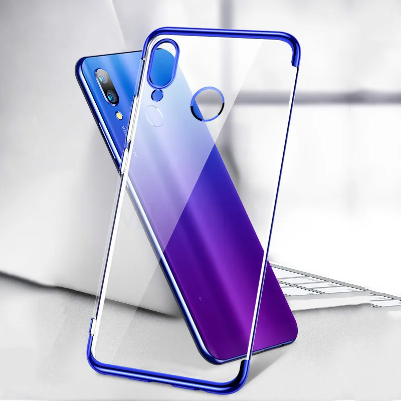 

Luxury Electroplated Transparent Soft Shell Phone Case For Xiaomi 8 8SE 9 9SE Redmi Note7 6 Xiaomi F1 Play 6X Redmi Note5 Case