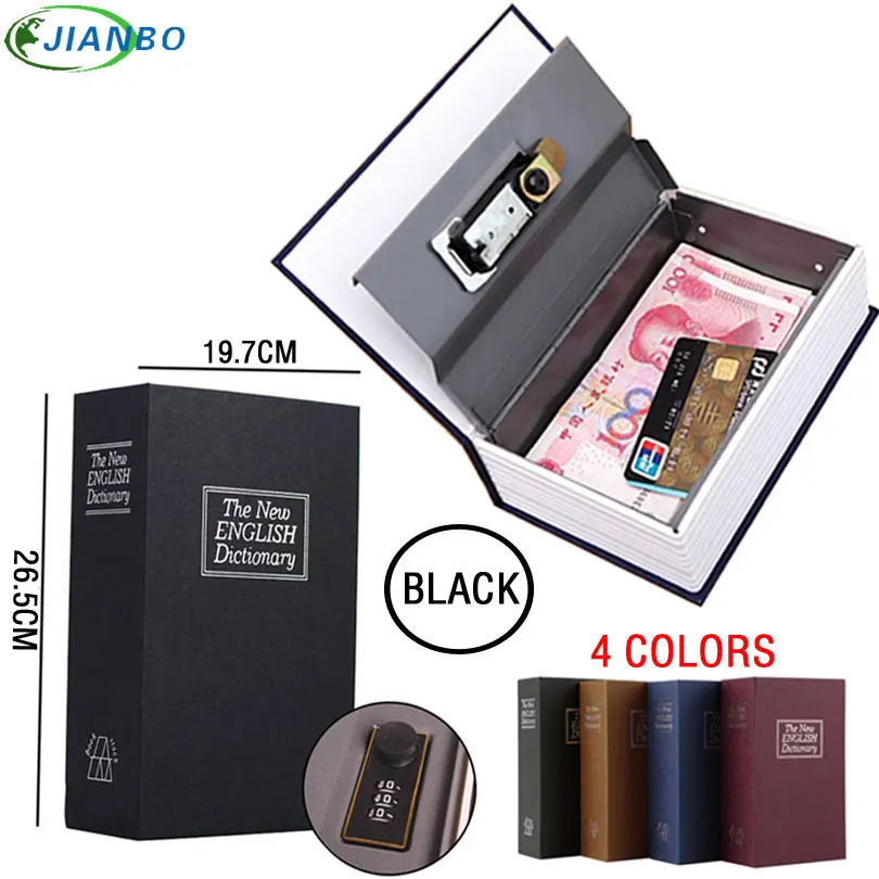 Dictionary Safe Box Popular Secret Book Money Hidden Secret Security Safe Lock Cash Money Coin Storage Jewellery Password Locker Dictionary Safe Box Popular Secret Book Money Hidden Secret Security Safe Lock Cash Money Coin Storage Jewellery Password Locker