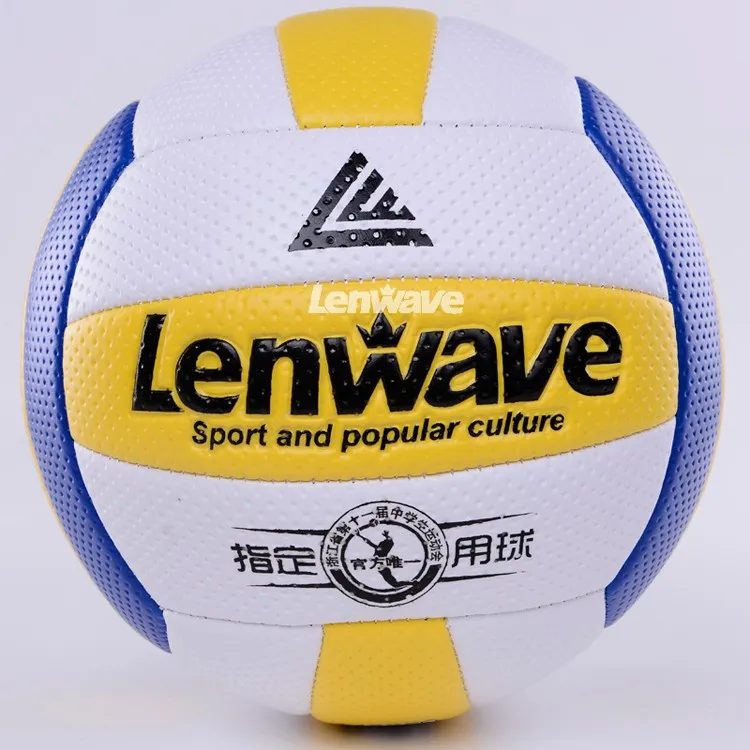 Free Shipping Volleyball Size 5 Game Thickened Soft PVC Volley Ball Lenwave Brand Indoor Compitition Volleyball Ball