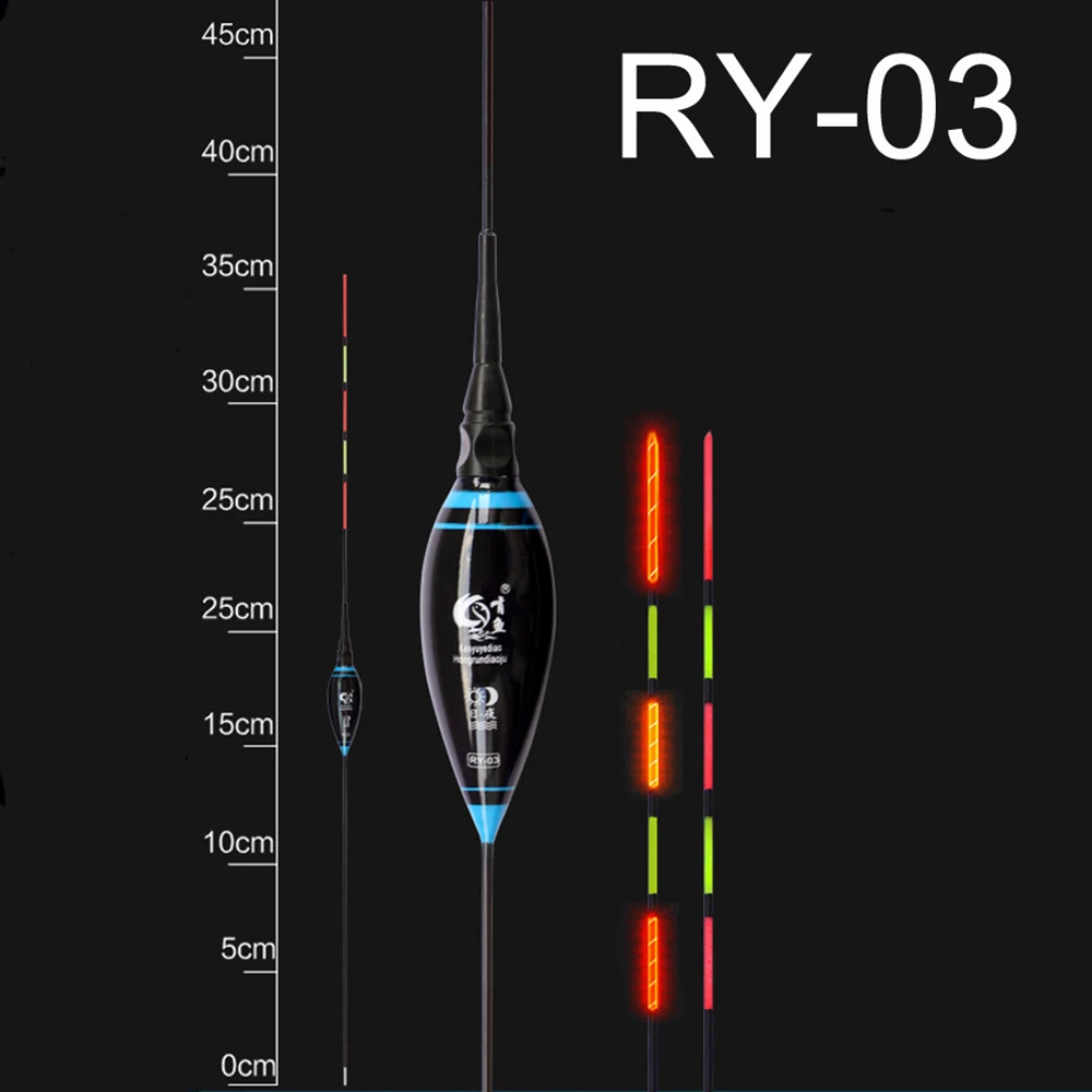 1 шт. поплавок для ночной рыбалки светильник большая плавучесть светящийся поплавок карп поплавок электронные рыболовные аксессуары зимняя рыбалка