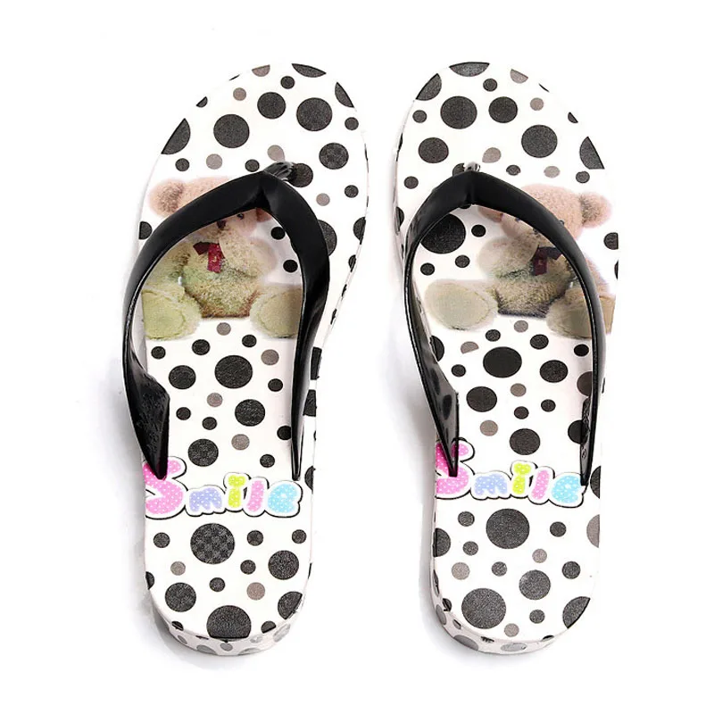 

Summer Women Flip-Flop Sandal Printed Beach Casual Slippers Girl Thong Flip Flop Popular