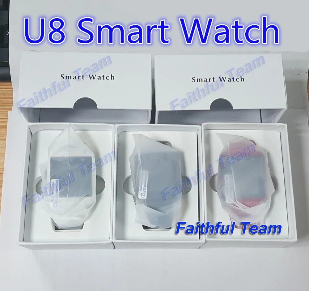 10 шт. U8 smart watch bluetooth relogios mp3 Смарт-часы для Apple Android телефон-часы pk dz09 gt08 Носимых устройств smart watch es