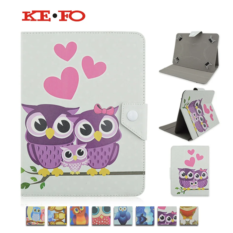 

For Acer Iconia A3-A10 10.1 inch Tablet PC funda tablet 10 universal Cartoon Printed Flip PU Leather Case Cover S4A92D