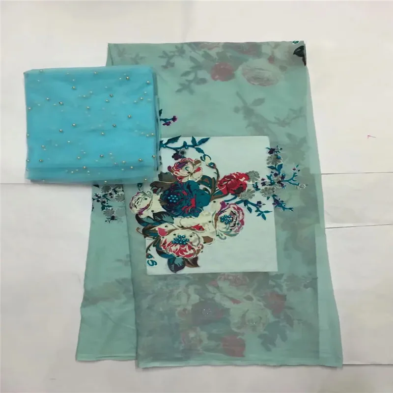 

2018 New African Silk Fabric Dress Shirt Fabric Wide Beach Dress Chiffon Scarves Quaint Rose !lxe031211