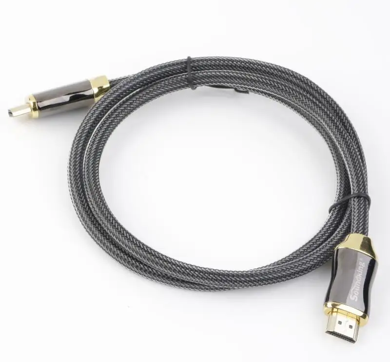 Soundking HDMI кабель 2,0 2k* 4k Аудио Видео HDMI к HDMI Мужской кабель 3D для PS3 проектор HD ТВ STB ноутбук 1,5/2/3/5 M B47 - Цвет: as picture